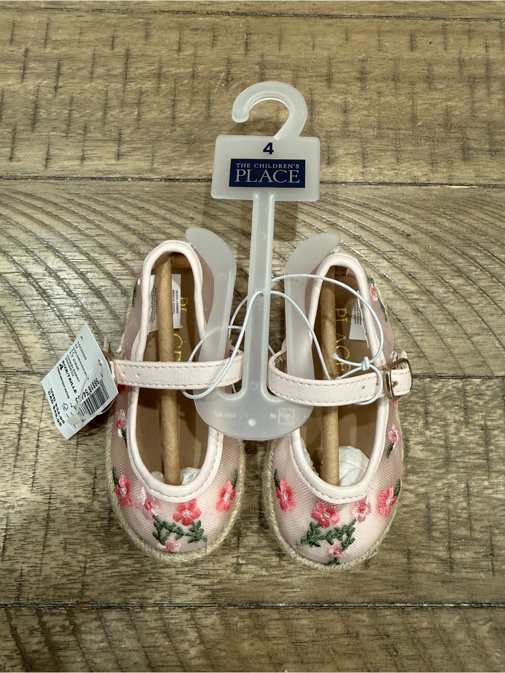 The Children's Place Pink Floral Espadrille Shoes for Kids